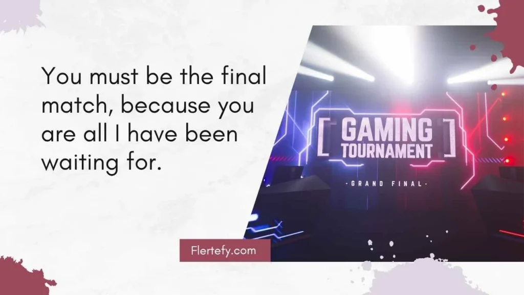 Best Tournament Pick Up Lines