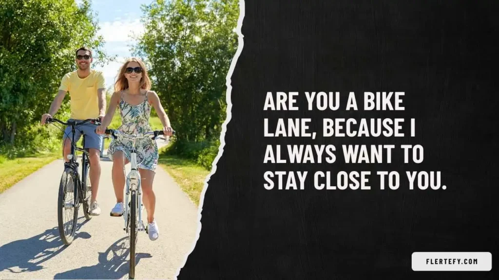 Funny Bike Cyclist Pick Up Lines