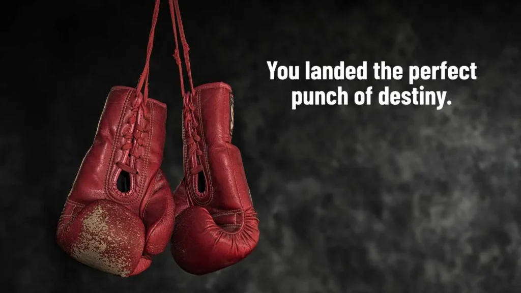 Knockout Punch Boxing Pick Up Lines Romantic 