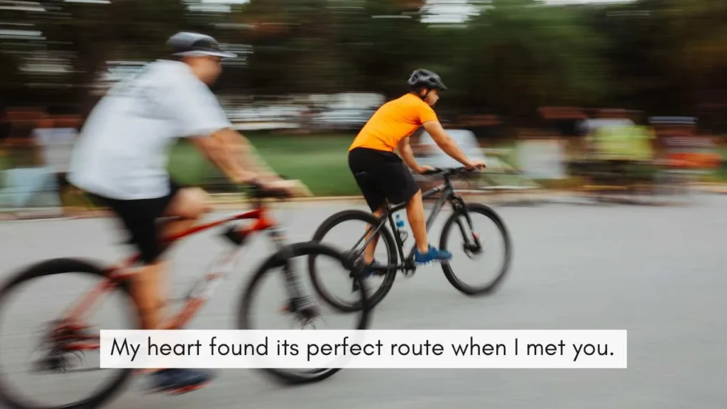 Romantic Bike Cyclist Pick Up Lines