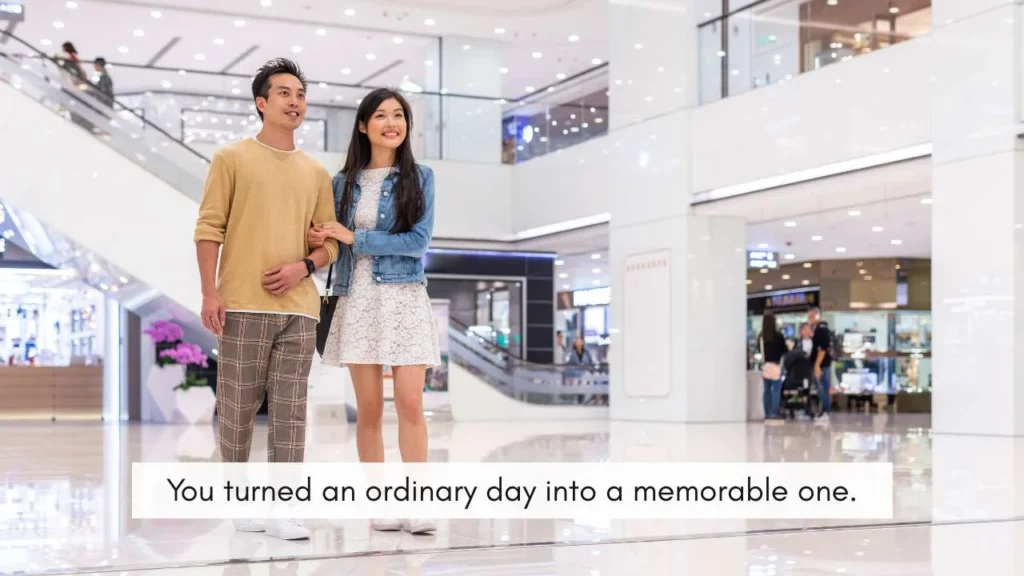 Romantic Shopping Mall Pick Up Lines