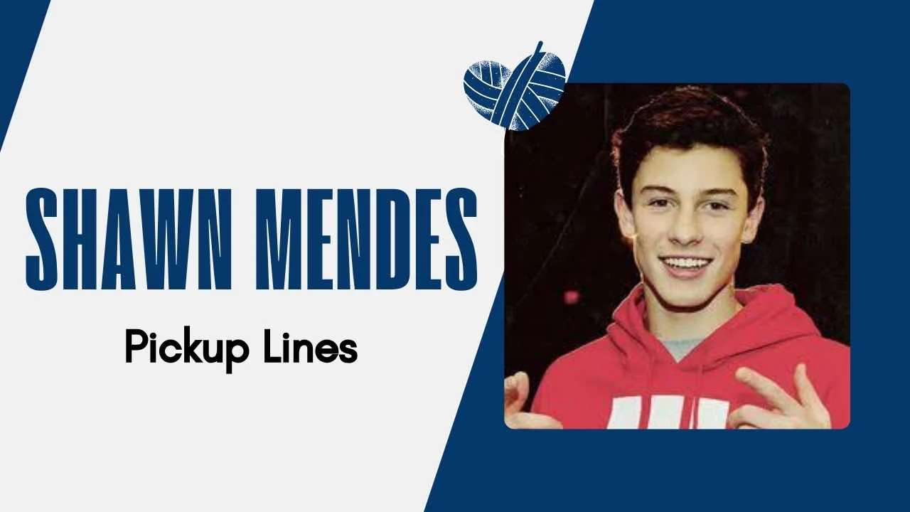 Shawn Mendes Pick Up Lines