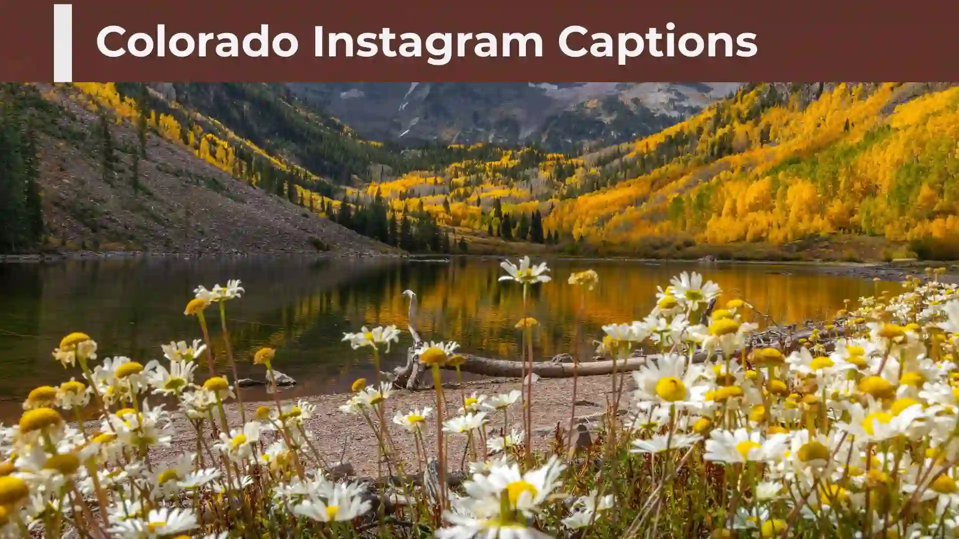 Colorado Instagram Captions