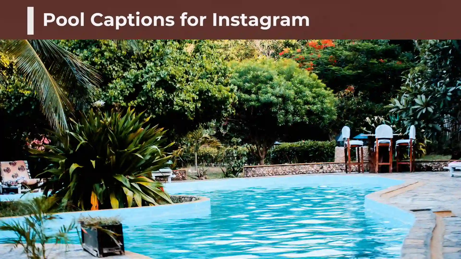250+ Pool Captions for Instagram for Sunny, Splashy Days