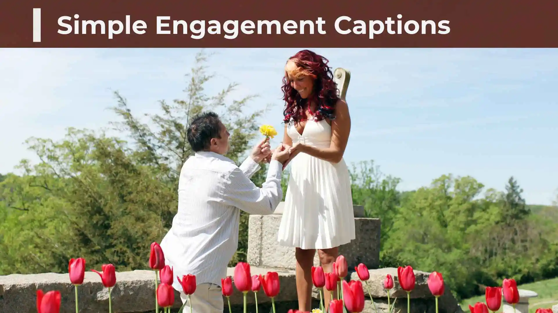 Simple Engagement Captions for Instagram